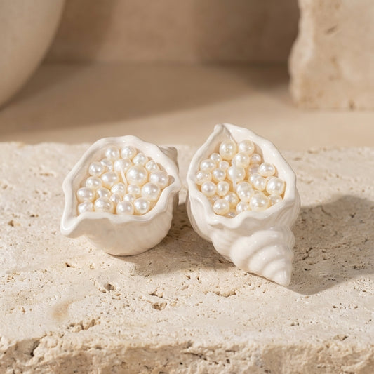 Ocean Pearl Seashell Candle