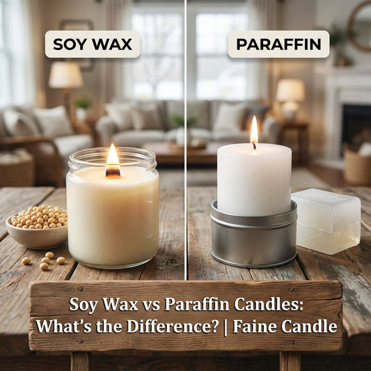 Soy Wax vs Paraffin Candles: What's the Difference? | Faine Candle