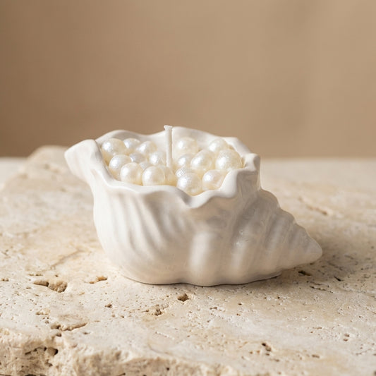 Ocean Pearl Seashell Candle